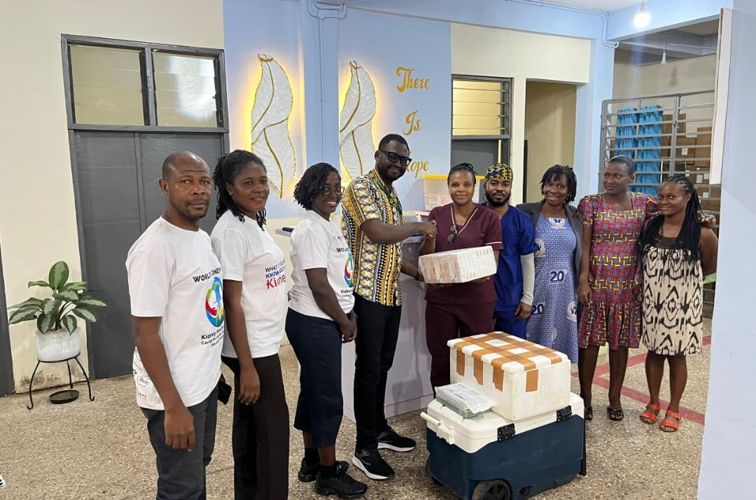 Kidney Health International Donates GH¢40,000 Worth of Items to KATH Dialysis Unit